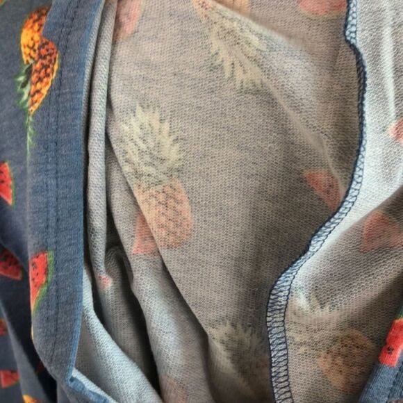 Amelia James Mystic Pineapple Hooded Cardigan Size 3XL NWT - Picture 6 of 9